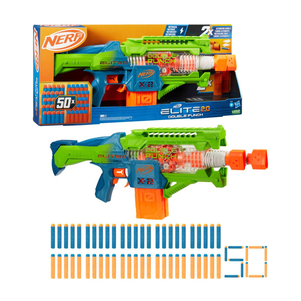 Lanzador Nerf Elite 2.0 Double Punch Btoys