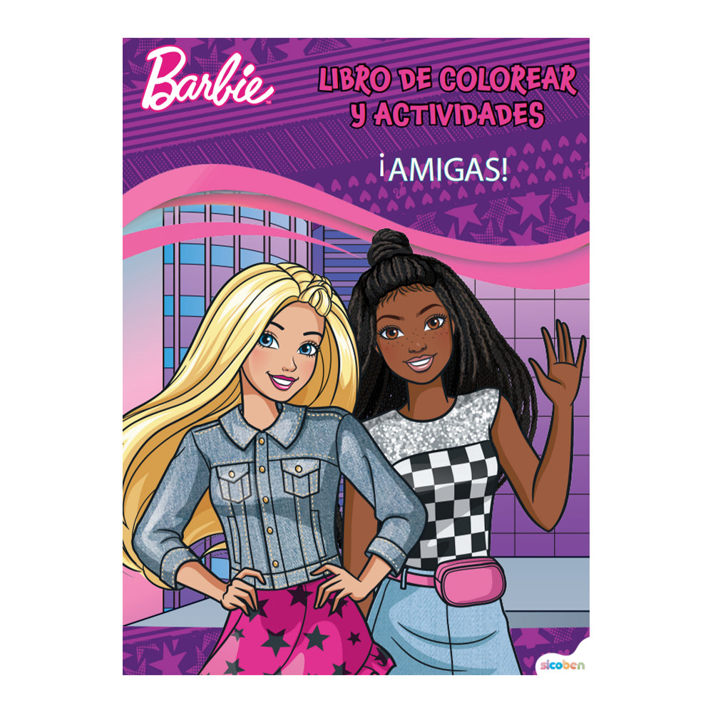 Libro de Colorear y Actividades 2 Barbie Btoys