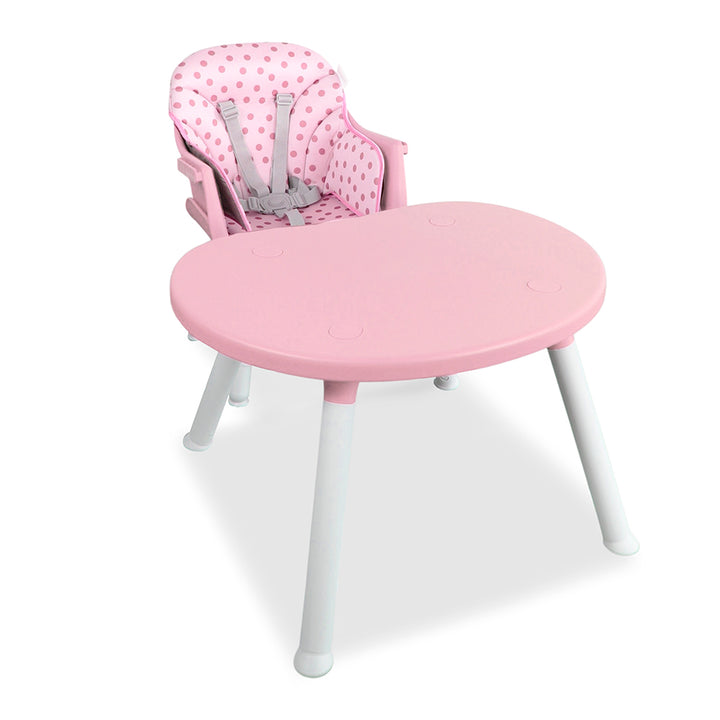 Silla Comedor Baby Desk 3 en 1 Rosa