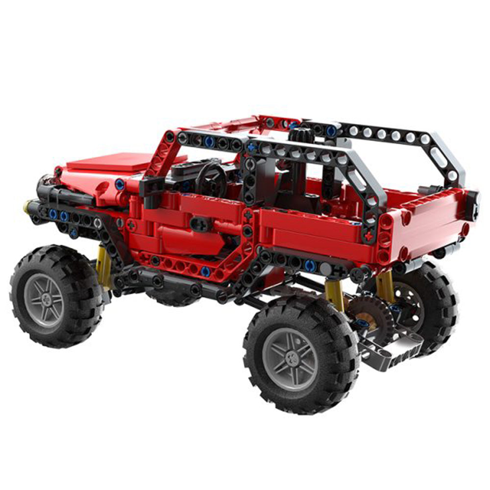 MicroBloques Jeep Todoterreno Rojo