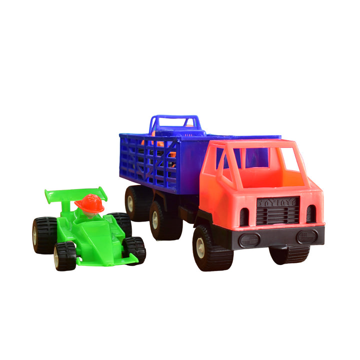 Vehículo tipo Tractomula con Jeeps Marca Boy Toys
