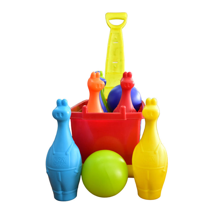 Juego de Bolos Sobre Ruedas Niño Marca Boy Toys