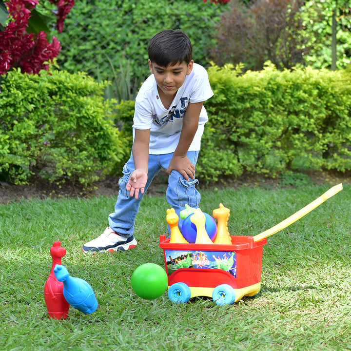 Juego de Bolos Sobre Ruedas Niño Marca Boy Toys