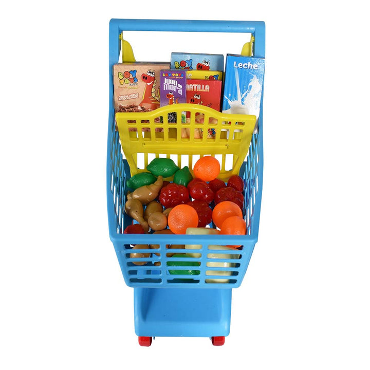 Carrito con Mercado de juguete Marca Boy Toys