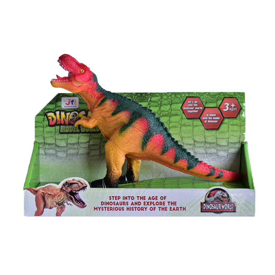 Dinosaurio de plastico, colorido ideal para niños aventureros