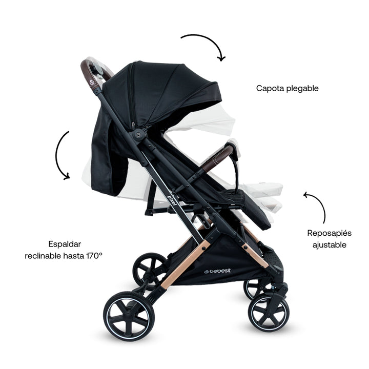 Coche Compacto Pixel Black Premium