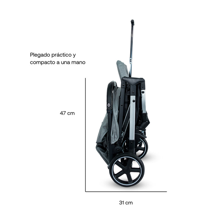 Coche Compacto Pixel Gray Premium