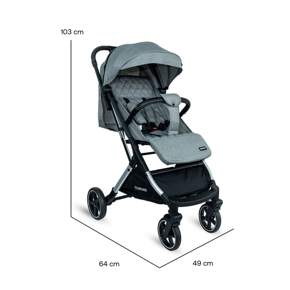 Coche Compacto Pixel Gray Premium