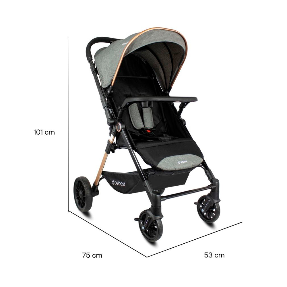 Coche Reversible City Gray