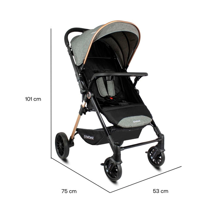 Coche Reversible City Gray