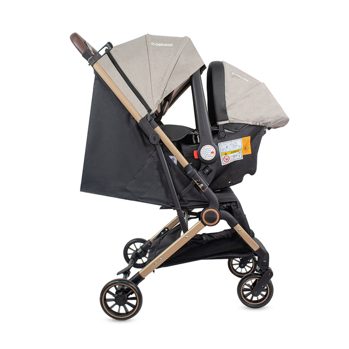 Travel System Compacto Micro Beige