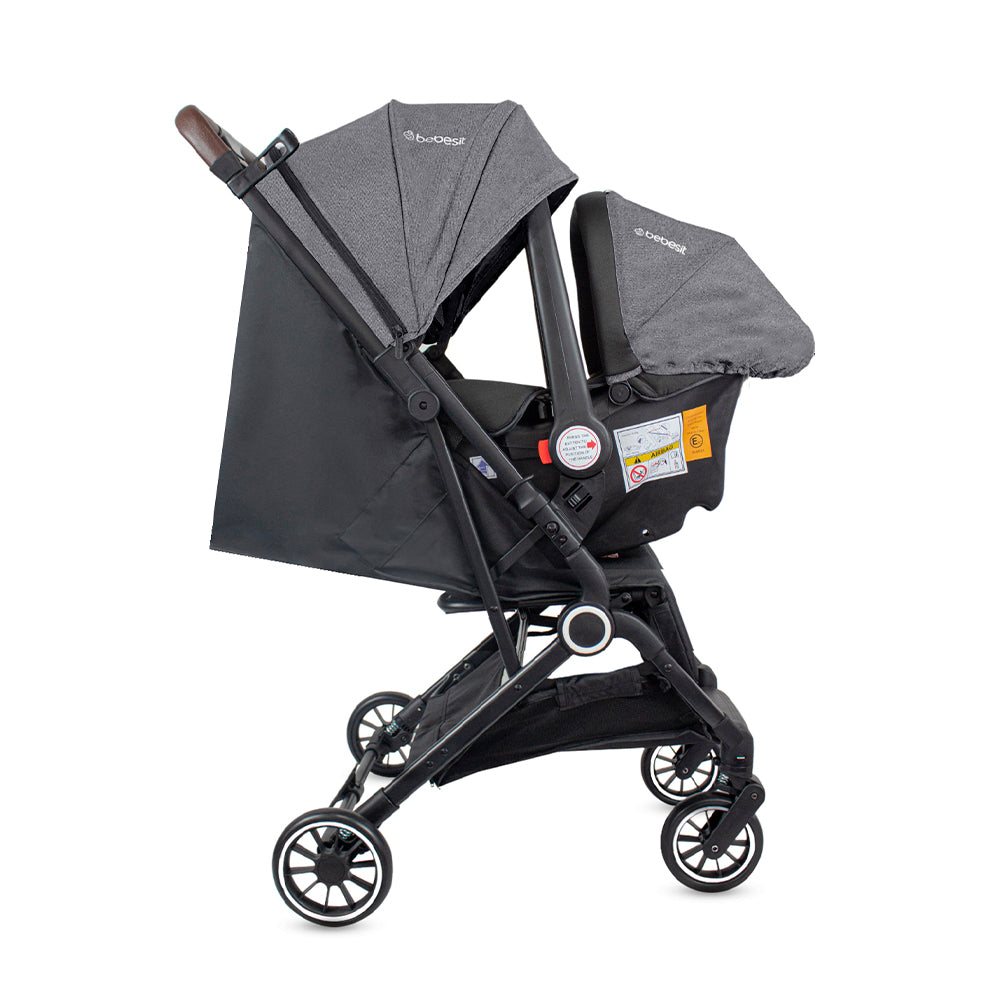 Travel System Compacto Micro Gray