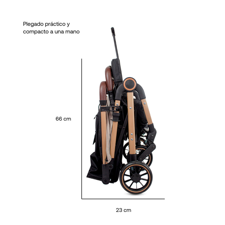 Coche Compacto Micro Beige
