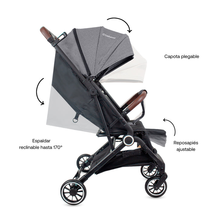 Coche Compacto Micro Gray