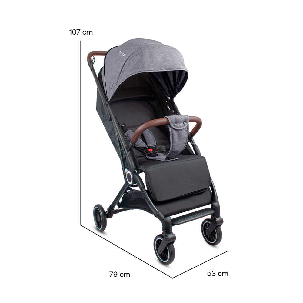 Coche Compacto Micro Gray