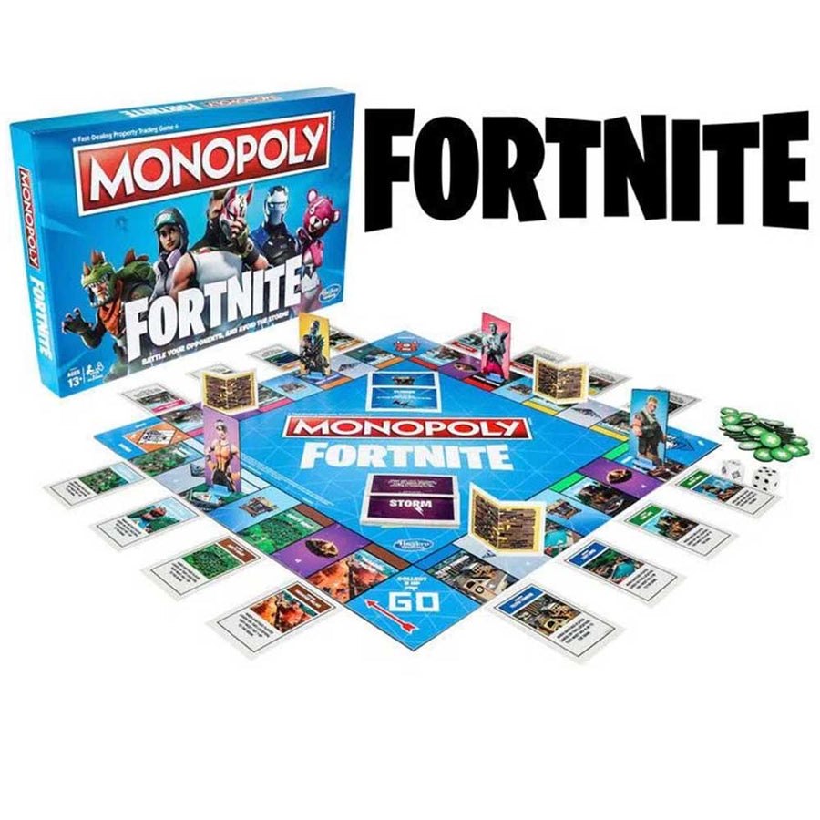 Monopoly fortnite ideal para los amantes de los videojuegos y compartir en familia