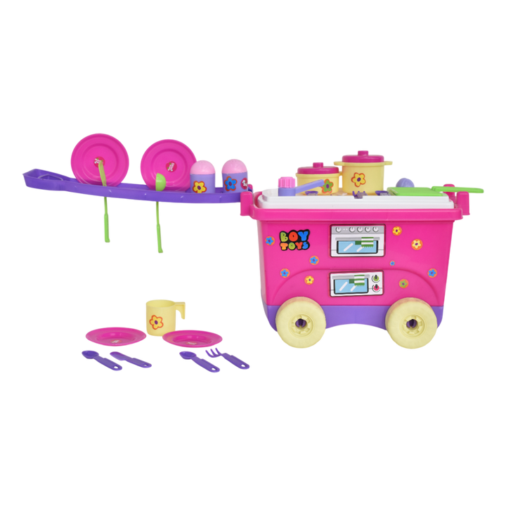 Cocina Sobre Ruedas Marca Boy Toys