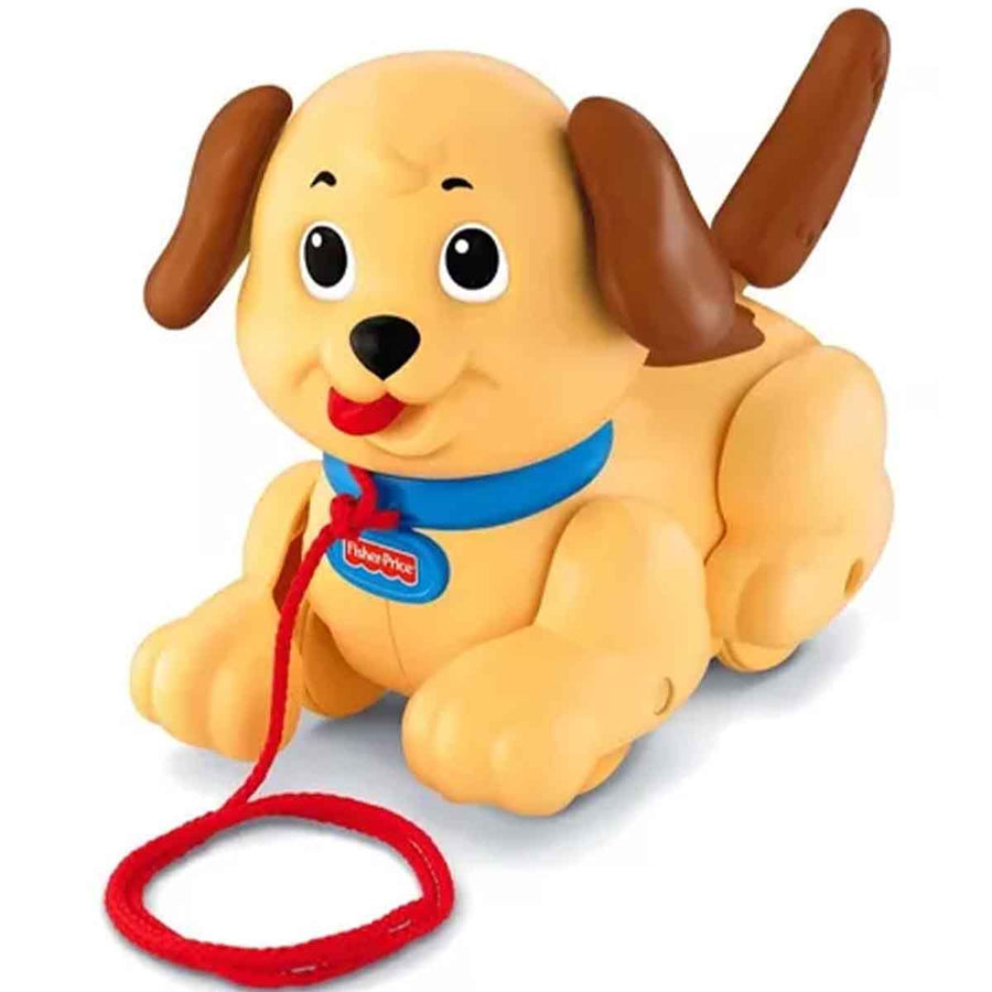 Perrito Pequeño Snoopy de Fisher Price: juguete de arrastre que mueve cabeza, orejas y cola. Ideal para niños de 1 a 3 años.