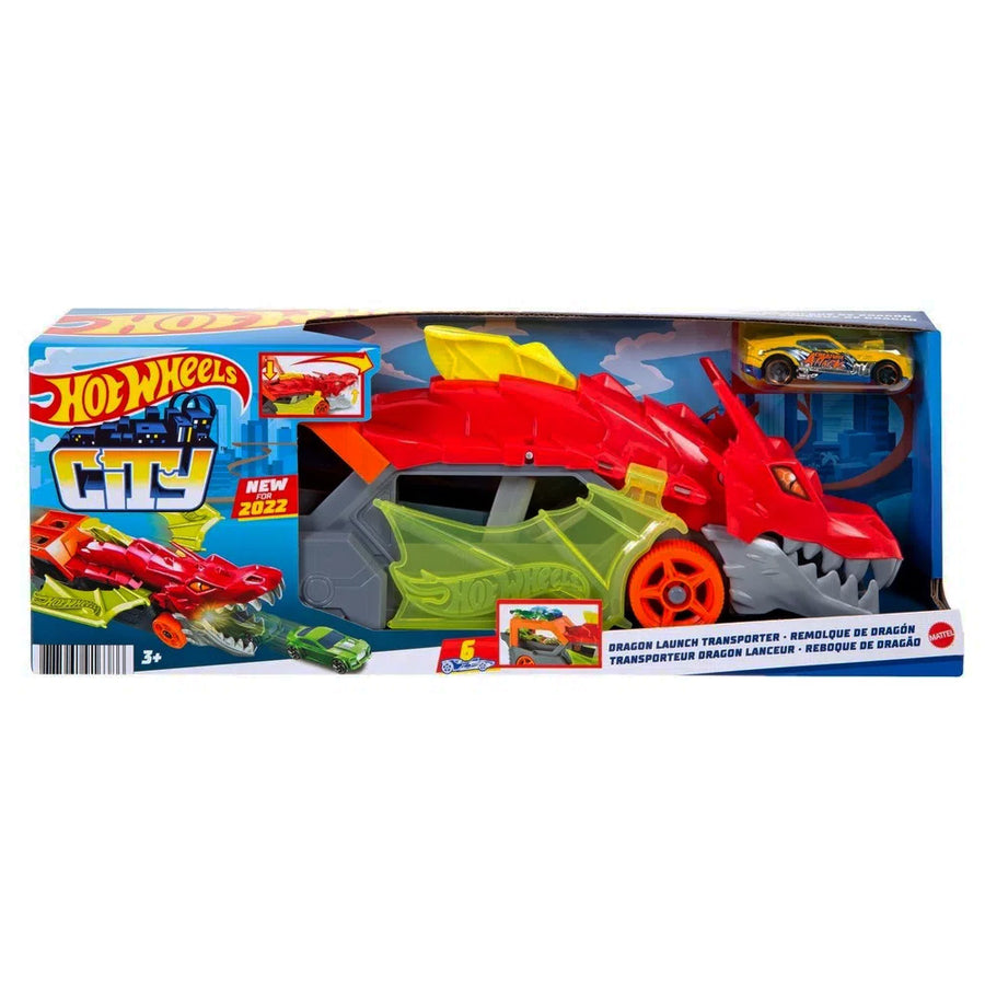 Pista de juguete de lanzamiento hot wheels  Dragon