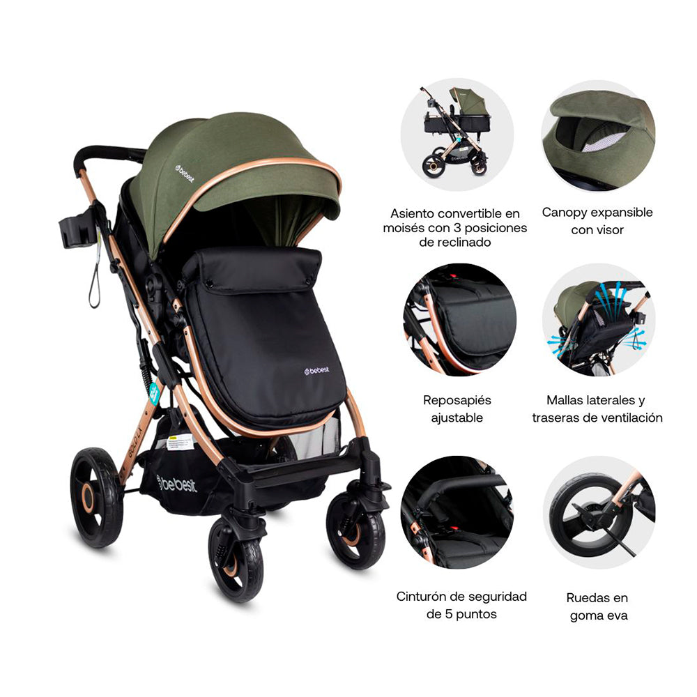 Coche Gold XL Verde