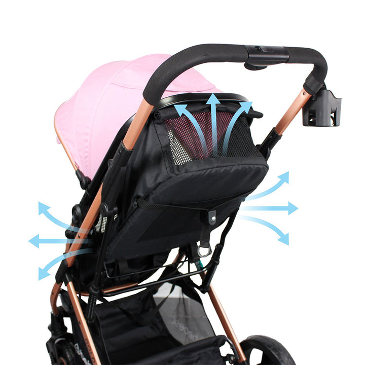 Coche Gold XL Rosado