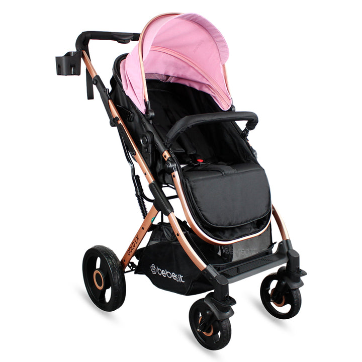 Coche Travel System Gold XL Rosado