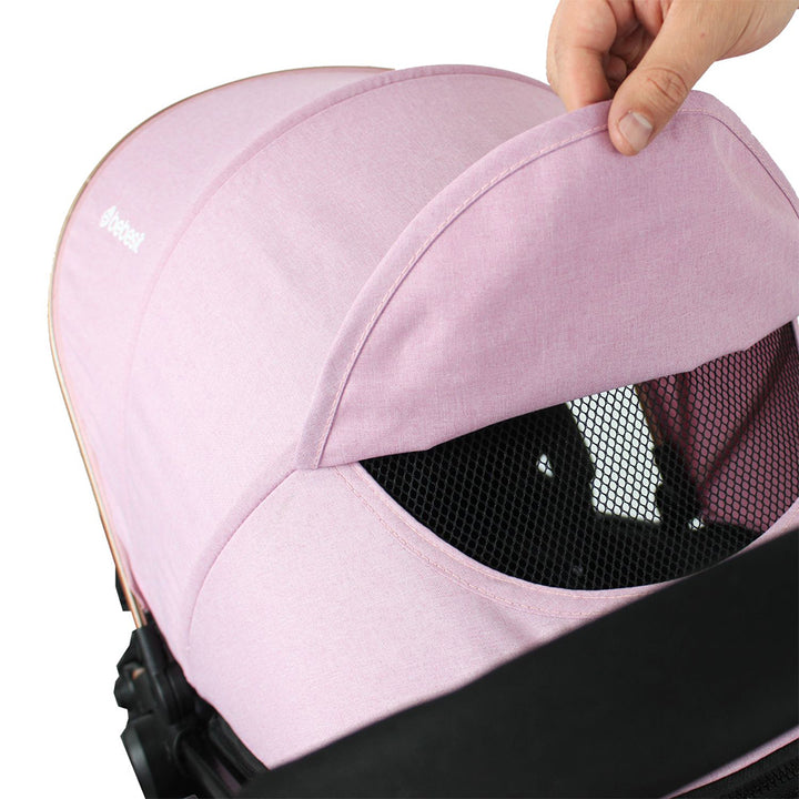 Coche Travel System Gold XL Rosado