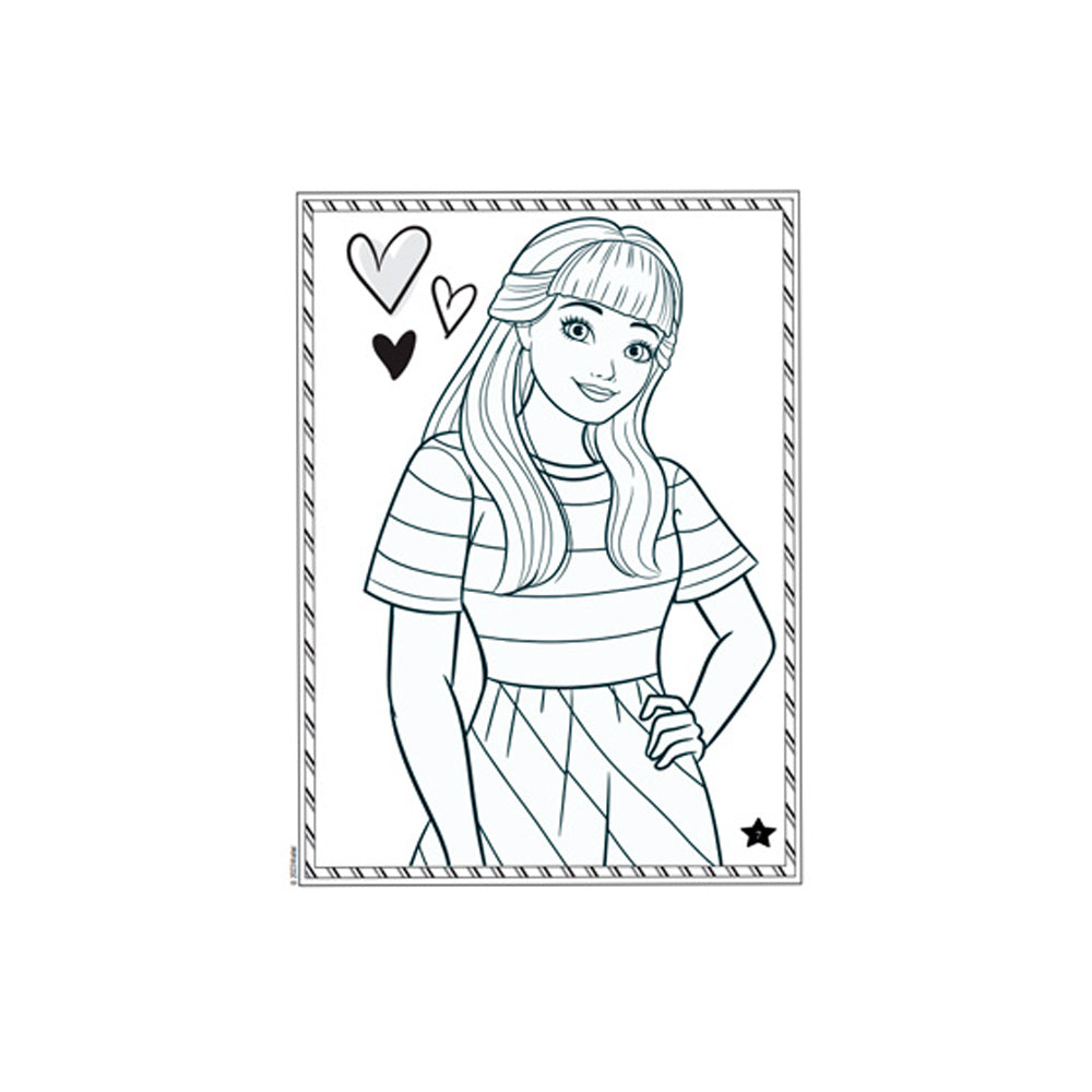 Para Colorear Barbie Para Dibujos De Barbie Hijos Barbie