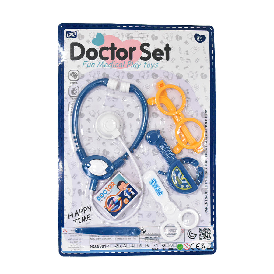 Set de Doctor Mini con 6 accesorios médicos para niños. Juguete educativo ideal para juegos de rol.