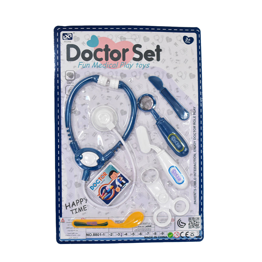 Set de Doctor Mini con 7 accesorios médicos para niños. Juguete educativo ideal para juegos de rol.