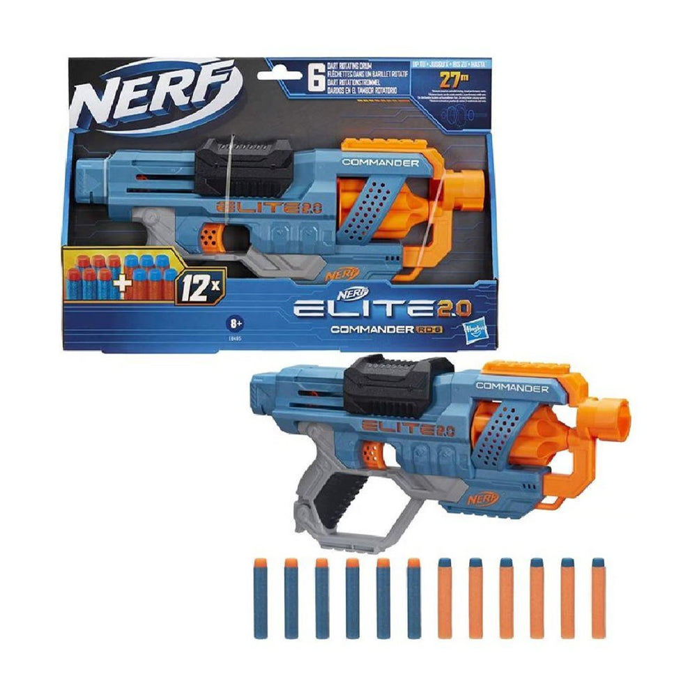 Lanzador Nerf Elite Comandante 2.0