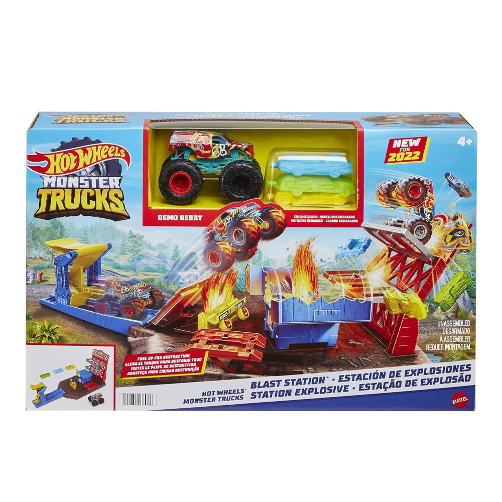 Estación de Explosiones Monster Trucks Hot Wheels