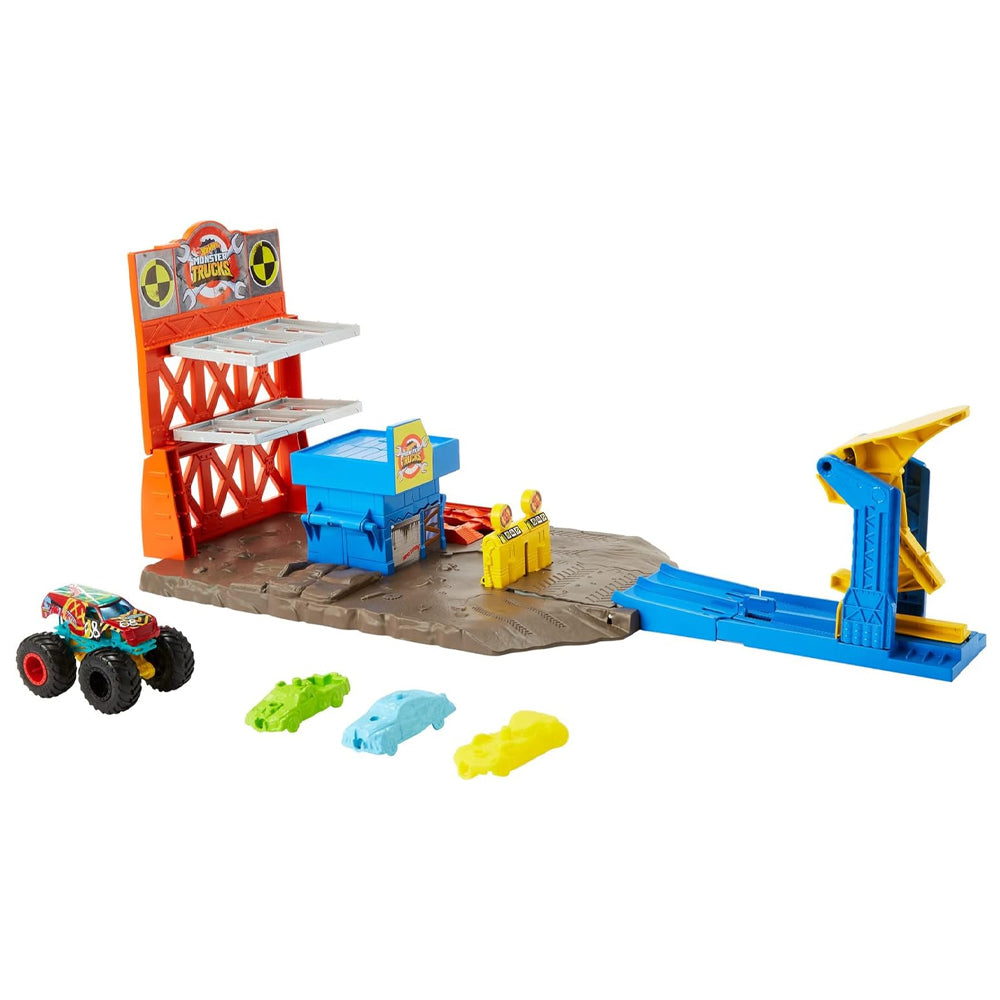 Estación de Explosiones Monster Trucks Hot Wheels