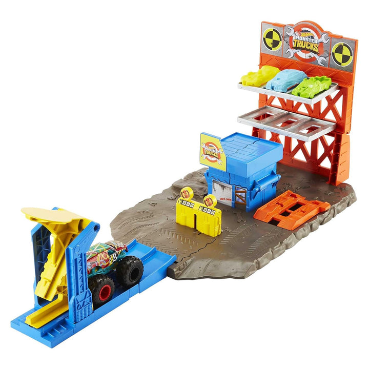 Estación de Explosiones Monster Trucks Hot Wheels