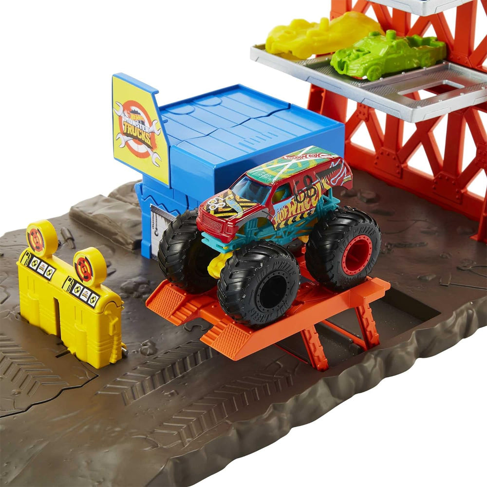 Estación de Explosiones Monster Trucks Hot Wheels