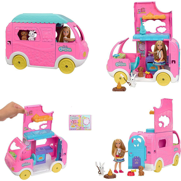 Barbie Camper de Chelsea 2 en 1