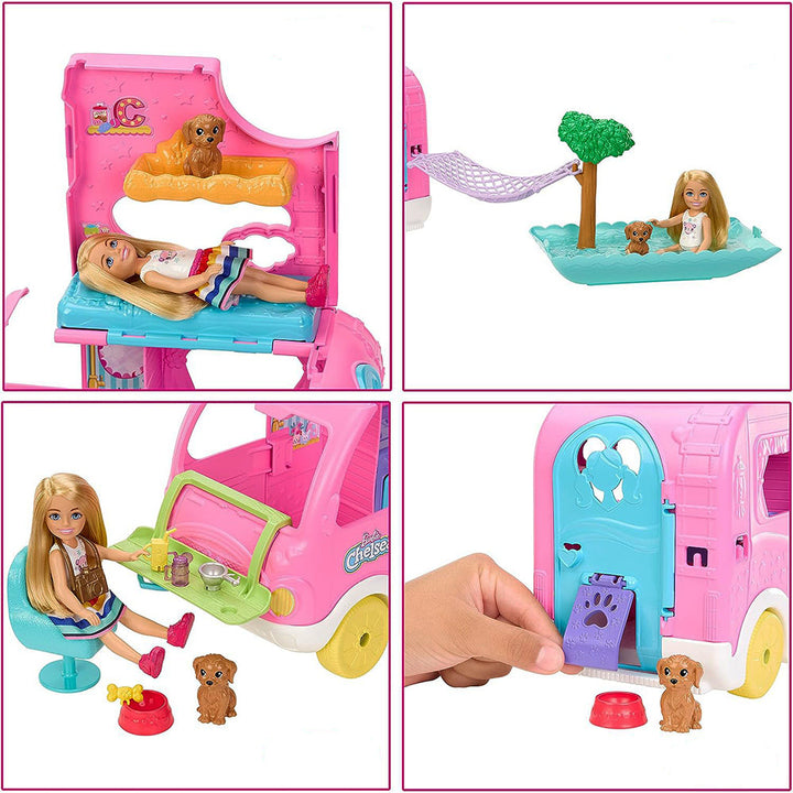 Barbie Camper de Chelsea 2 en 1