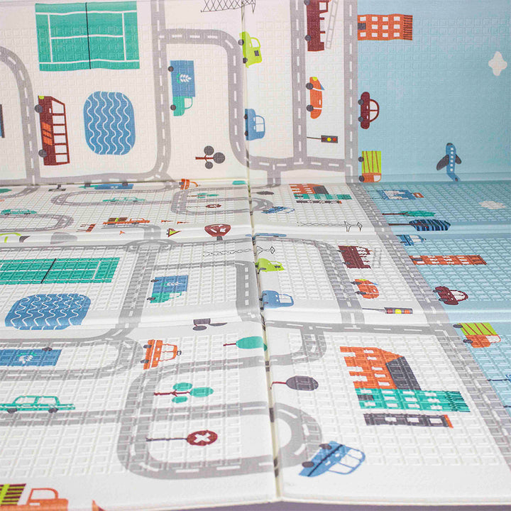 Alfombra Plegable Reversible Fox/Cars