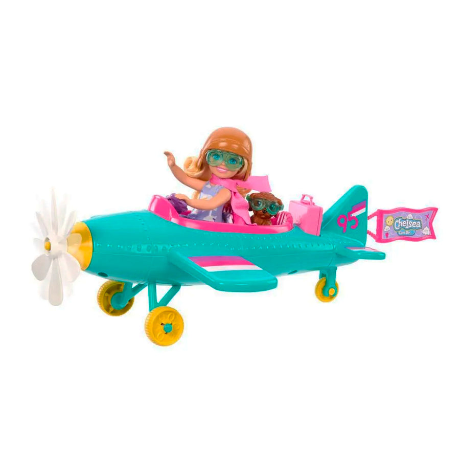 disfruta la magia de la barbie con chelsea piloto y su hermosa avioneta con accesorios 