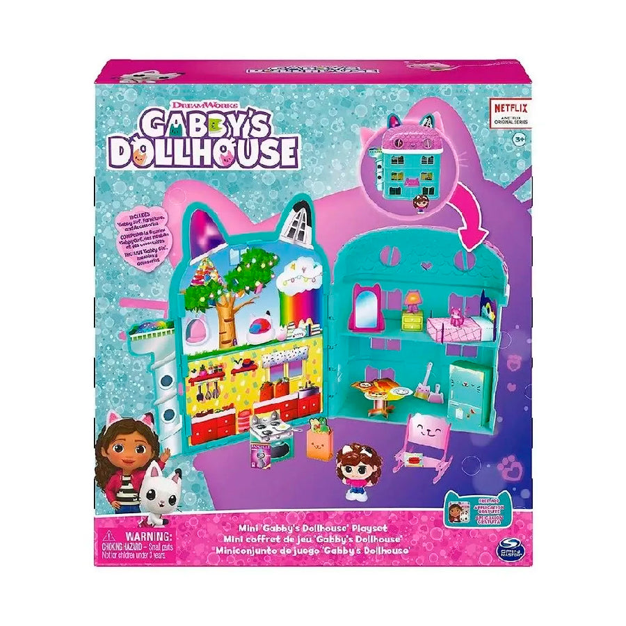 hermosa casita de gabby y su gato, seie de netflix, gabby´s dollhouse