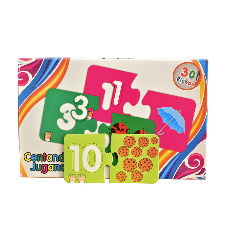 Juego de lotería Contando y Jugando de Boy Toys, ideal para niños. Aprende y diviértete con este juego educativo