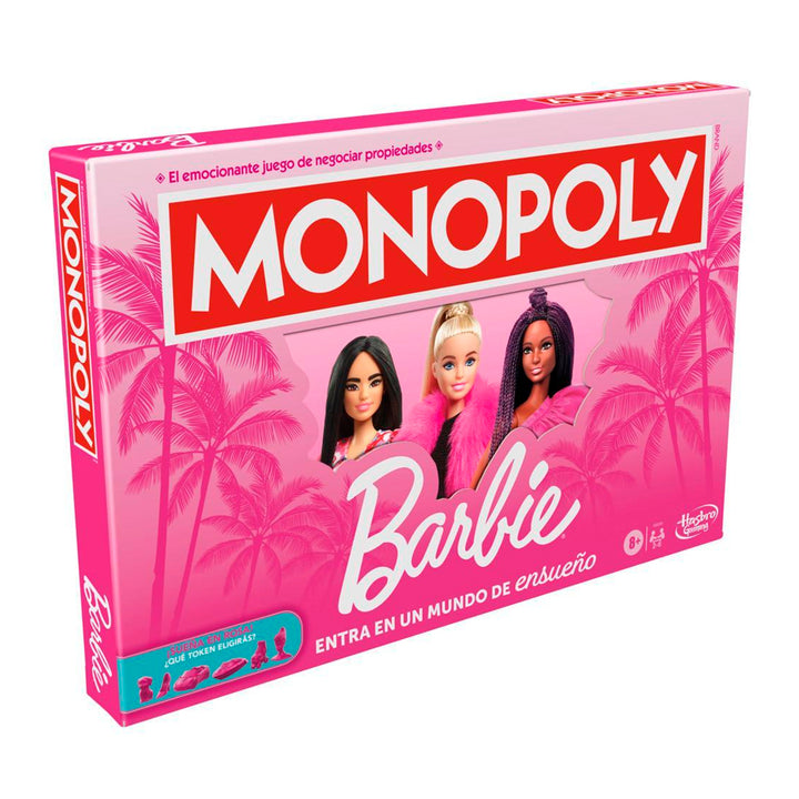 juego de mesa monopoly de la barbie, es una edicion especial que les encantara a las amantes de las muñecas barbies