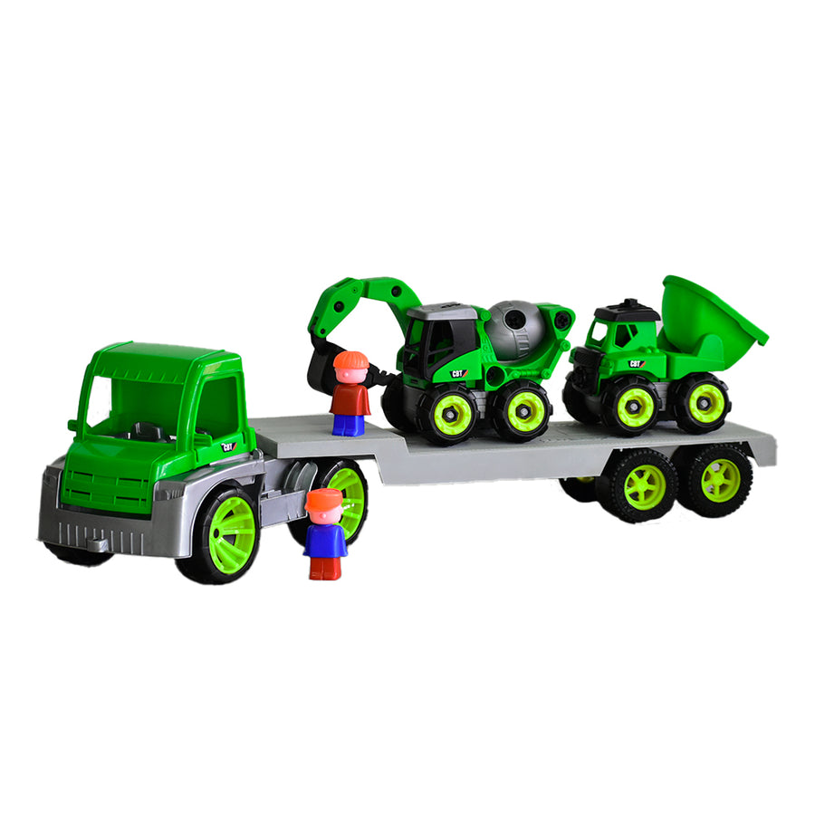 mi mulita niñera con carros didacticos, ideal apara los niños amantes a la construccion, vehículos, carritos