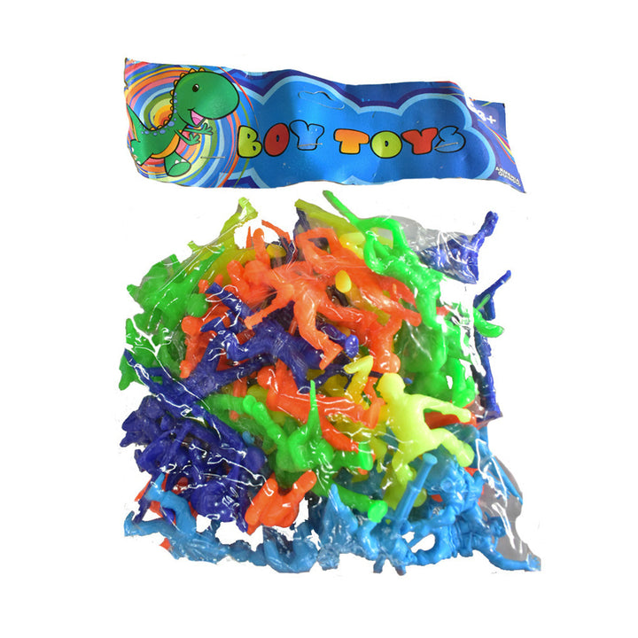 Soldados x50 Boy Toys, figuras de colores surtidos, ideales para juegos de estrategia y aventuras imaginativas.