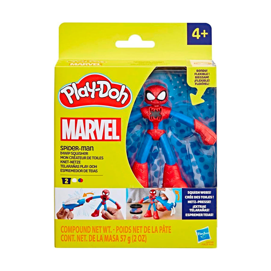 set de play doh ideal para los amantes de los super heroes en especial, el hombre araña, spiderman