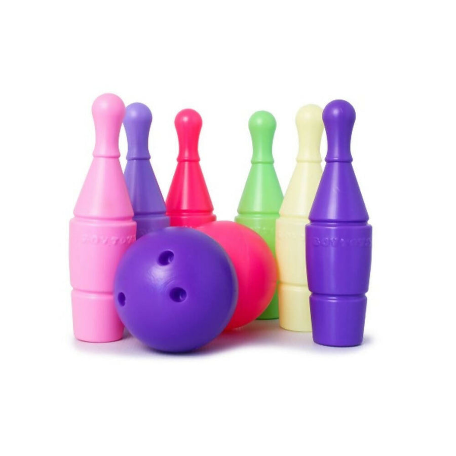 Juego de Bolos para niñas de Boy Toys: diversión y desarrollo de habilidades motrices con colores vibrantes.