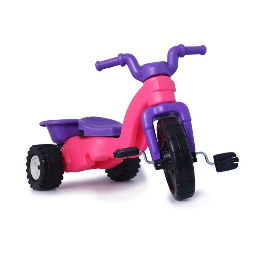 Triciclo con Volco Niña Boy Toys, ideal para el desarrollo motriz y horas de diversión al aire libre.