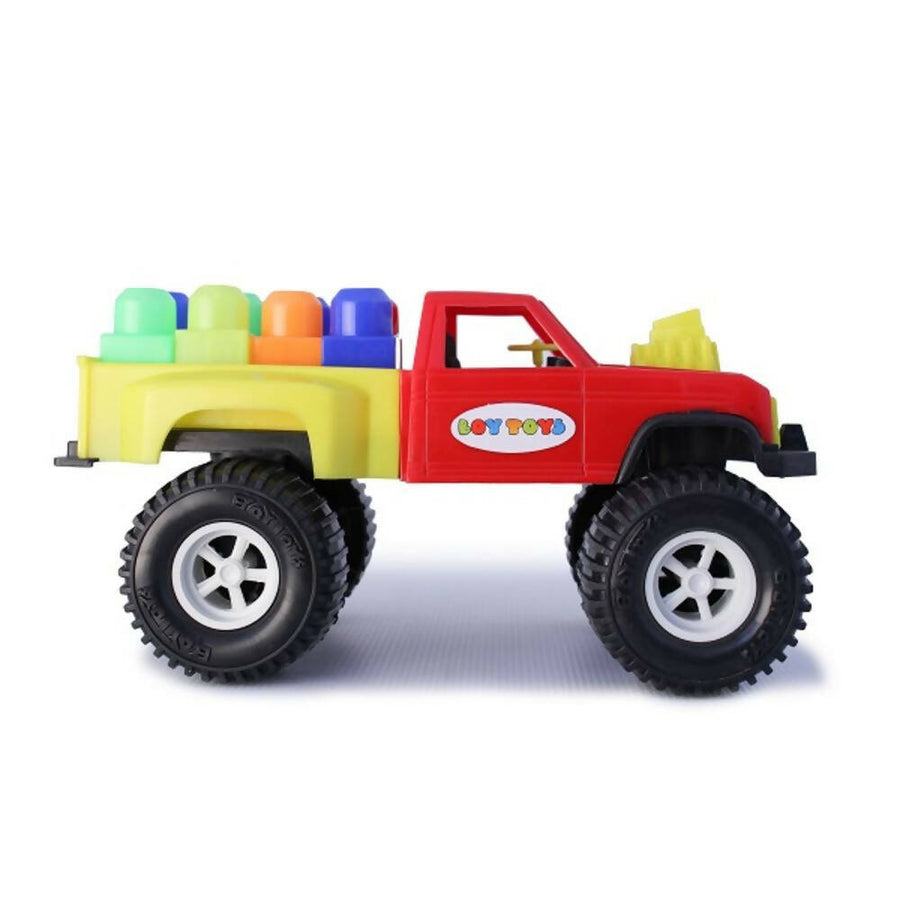 Camioneta Monster Cubos Boy Toys: Juguete resistente para aventuras en cualquier terreno.