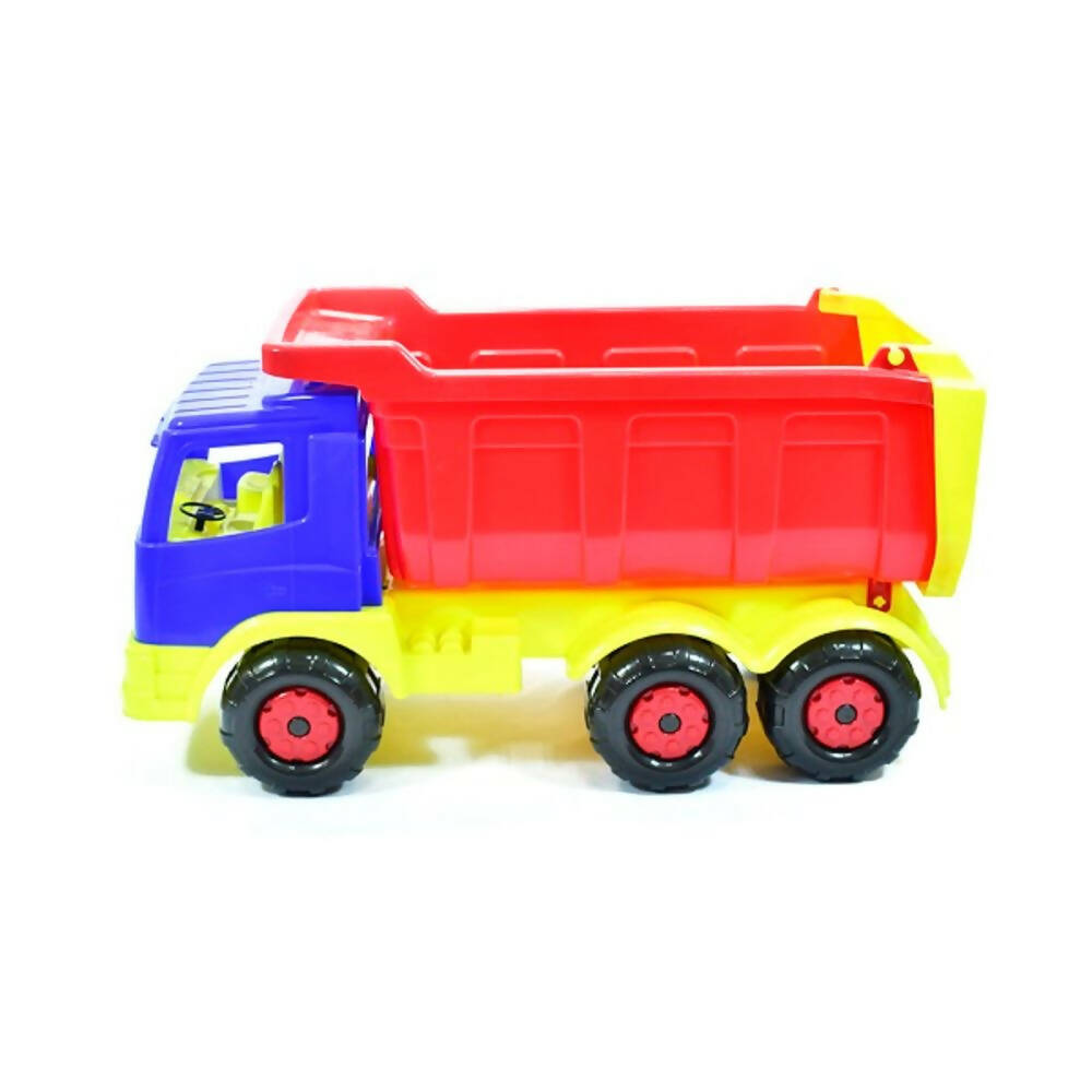 Volqueta Elite de Boy Toys, juguete resistente y divertido para pequeños constructores. Ideal para interiores y exteriores.